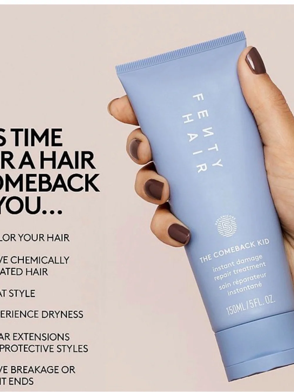 Fenty Beauty Hair The Comeback Kid Repair Treatment - Light Blue